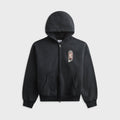 Rhude Fumar 91 Zip-Up Hoodie - Vintage Black / White / Red
