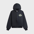 Rhude Desert Crest Hoodie- Vintage Black / Silver
