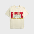 Rhude The Desert Decides Tee - Vintage White / Red