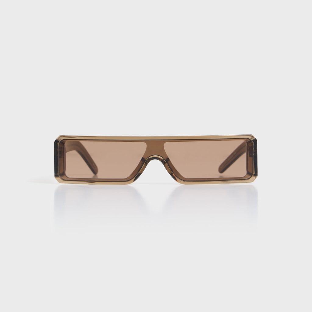 Rick Owens Gethshades Sunglasses - Tobacco Temples / Brown Lens