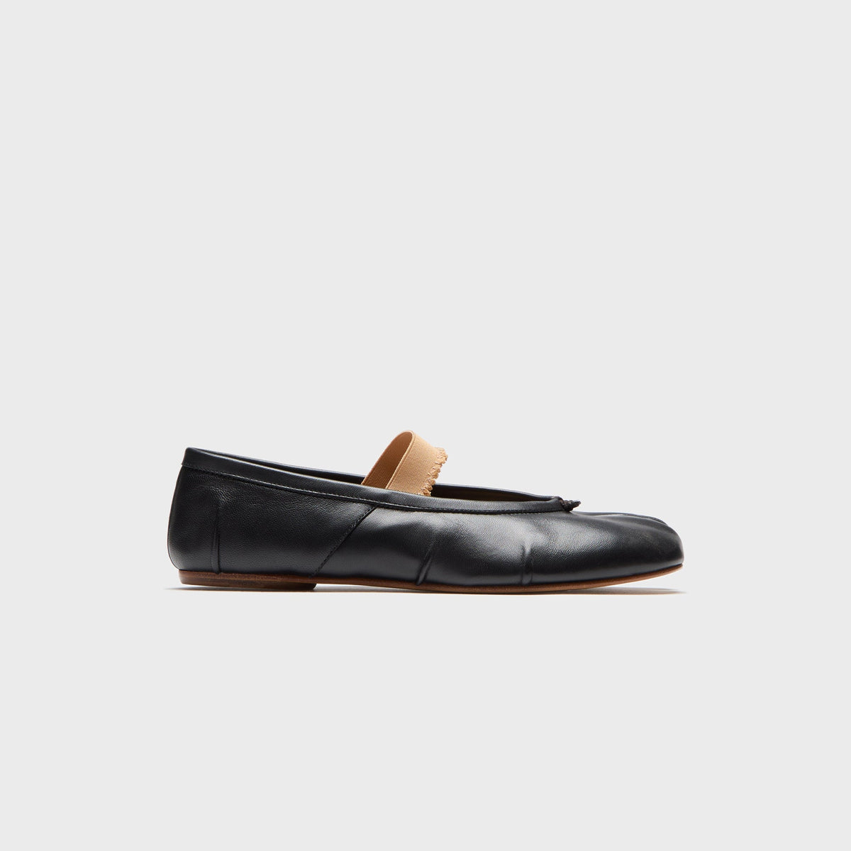 Maison Margiela Tabi Elastic Band Ballerina - Black / Nude