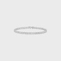 SHASHI Diamond Medium Tennis Bracelet - Silver