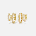 SHASHI Katerina Double Earrings - Gold