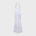 Siedres Vicka Satin Maxi Dress - White