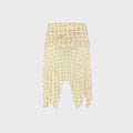 Siedres Sandor Asymmetric Jersey Midi Skirt - Yellow