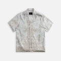 Stampd Rug Camp Collar Buttondown Rug Print V1 - Oatmeal Heather Grey / Beige