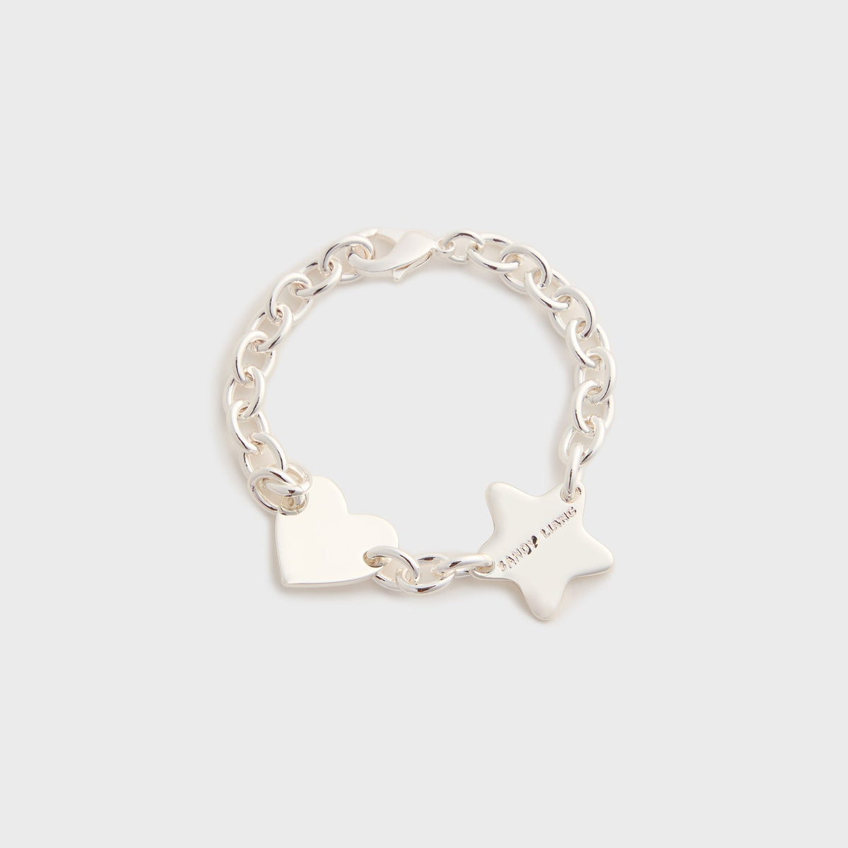 Sandy Liang Password Protected Bracelet - Silver