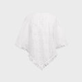 Sandy Liang Soba Poncho Top - White