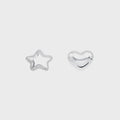 Sandy Liang Found Earrings - Silver