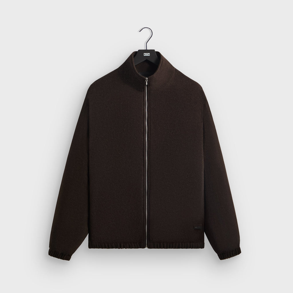 Kith 101 for ssstein Wool Cashmere Blend Fleece Jacket - Kindling