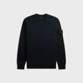 Stone Island Cotton Cashmere_S.I. Ghost Crewneck Jumper - Navy Blue