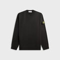 Stone Island Heavy Organic Cotton Crewneck Sweatshirt - Black