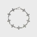 Emanuele Bicocchi Reissue Notre Cross Multi-Cross Bracelet - Silver