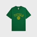 vowels Faded Collegiate Tee - Green