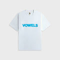 vowels Blur Tee - White