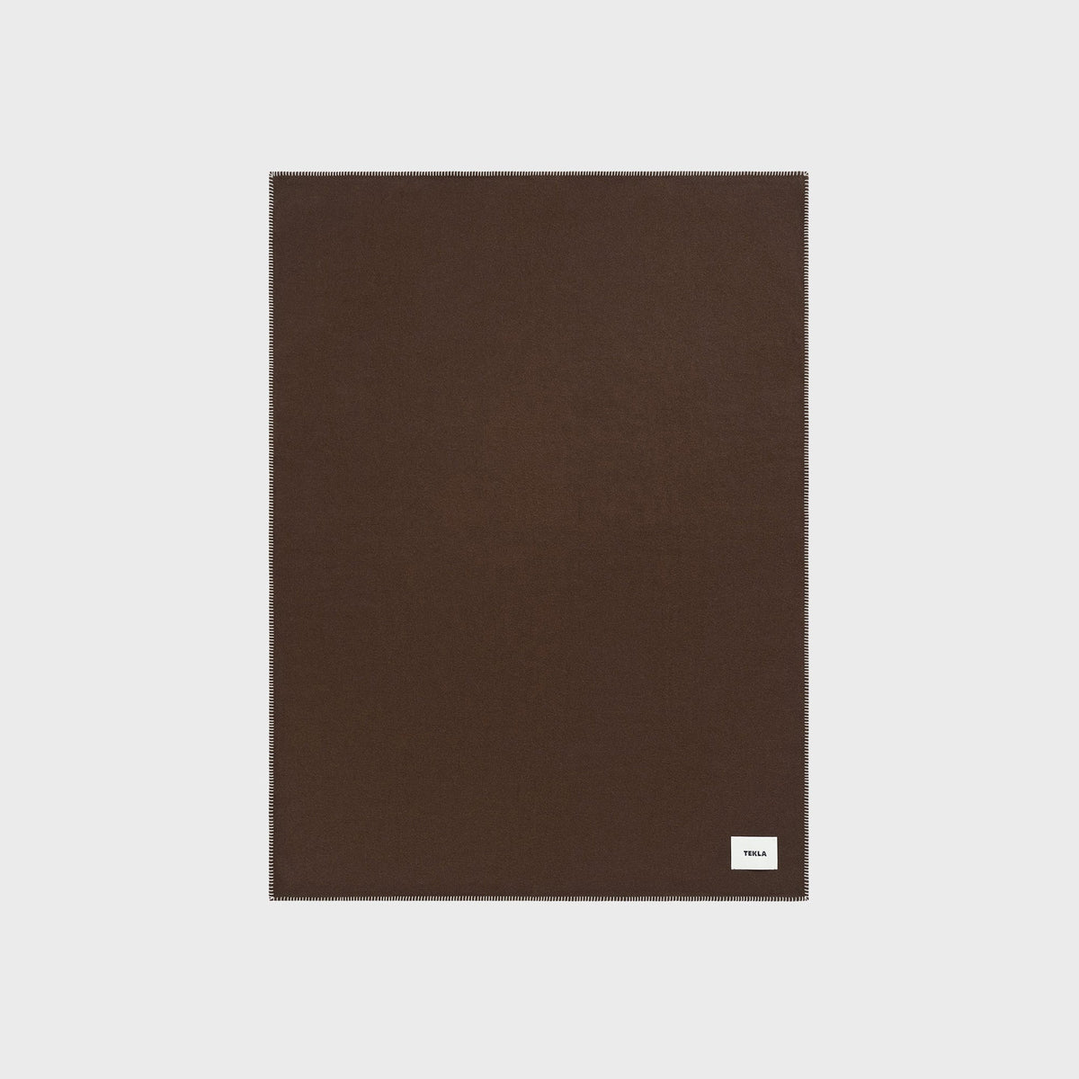 Tekla Lambswool Blanket - Walnut