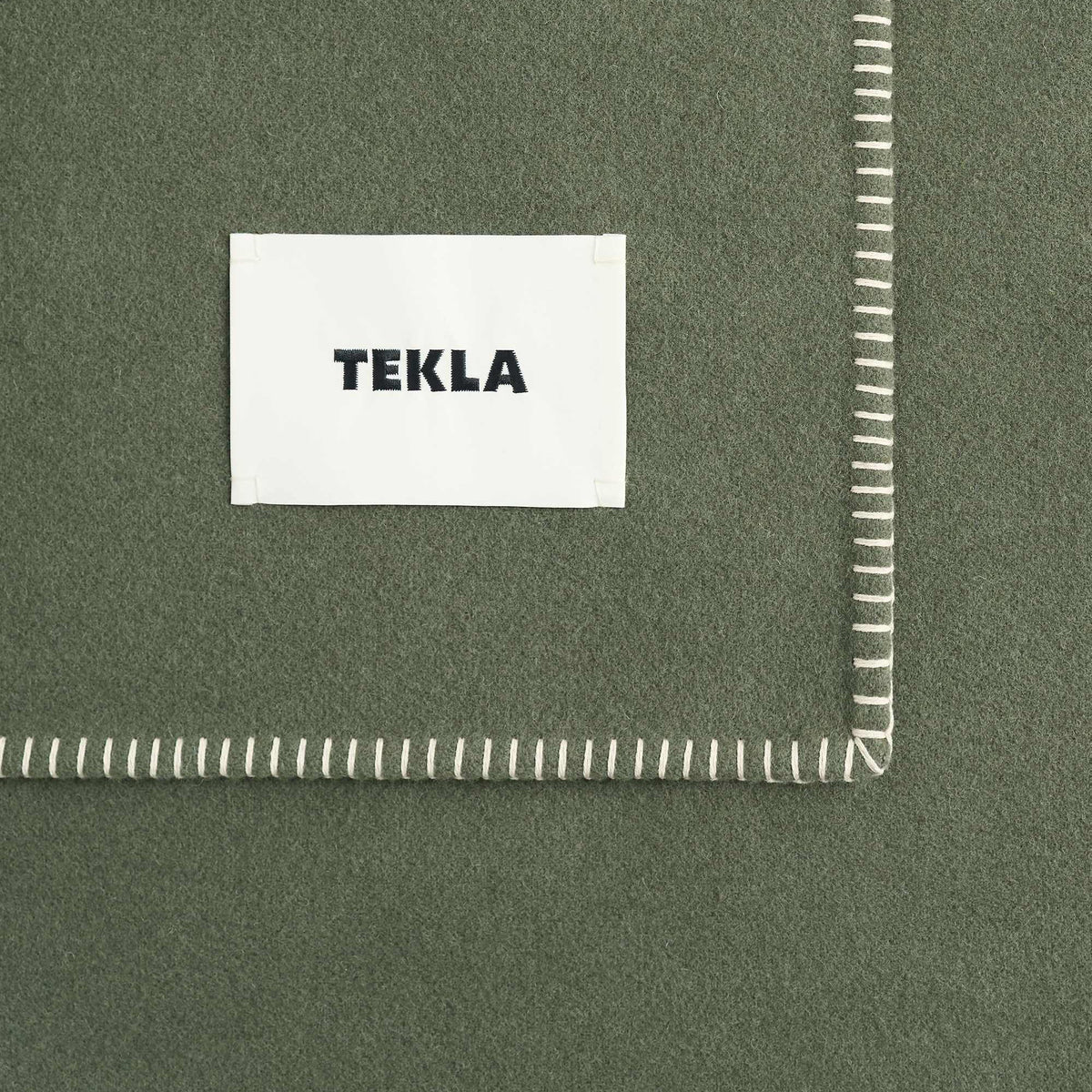 Tekla Lambswool Blanket - Willow