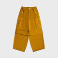 Marni Corduroy Drawstring Cargo Workwear Gabardine Pants - Honey