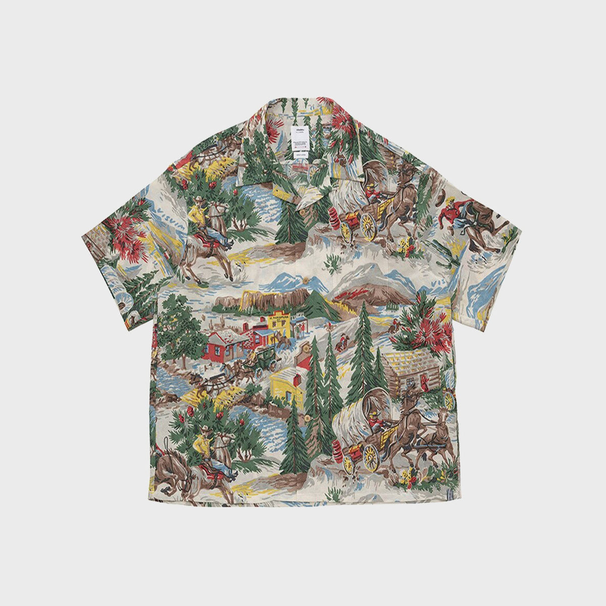 Visvim Crosby Washi Chirimen Shirt - Ivory