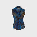 Vivienne Westwood Short Sleeve Drunken Shirt - Blue / Brown