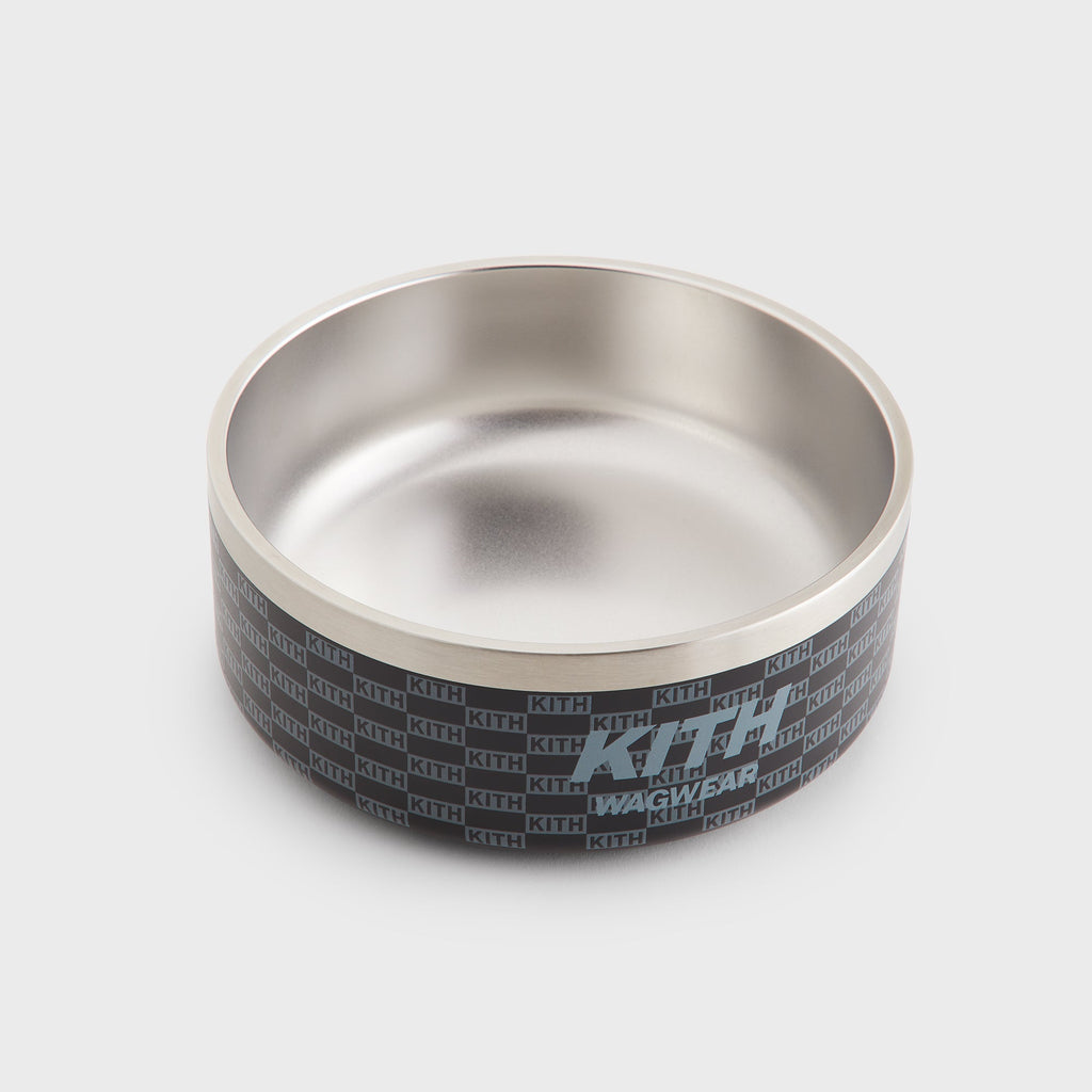 Kith for wagwear Metal Dog Bowl - Black