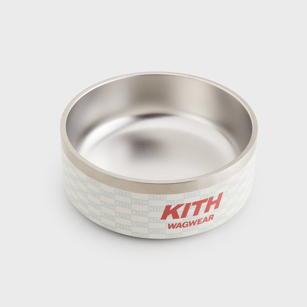 Kith for wagwear Metal Dog Bowl - Sandrift