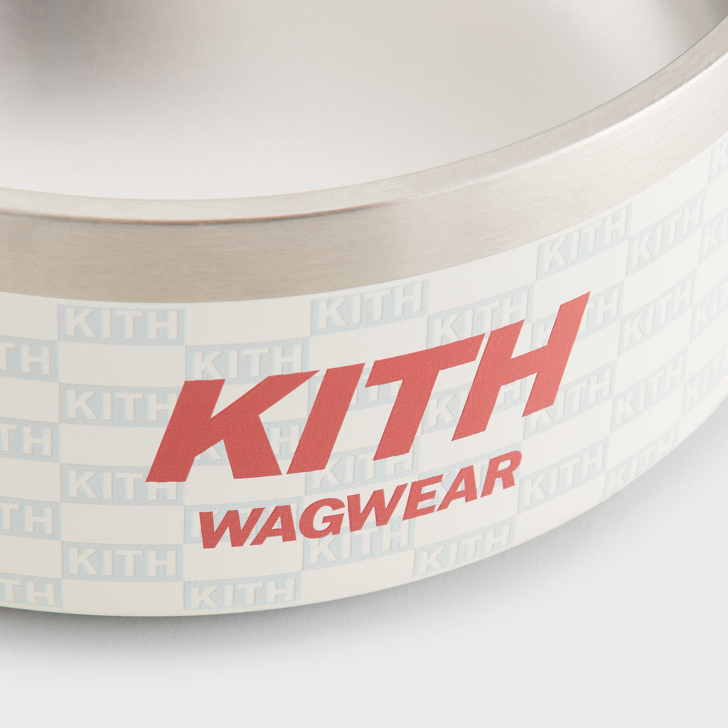 Kith for wagwear Metal Dog Bowl - Sandrift