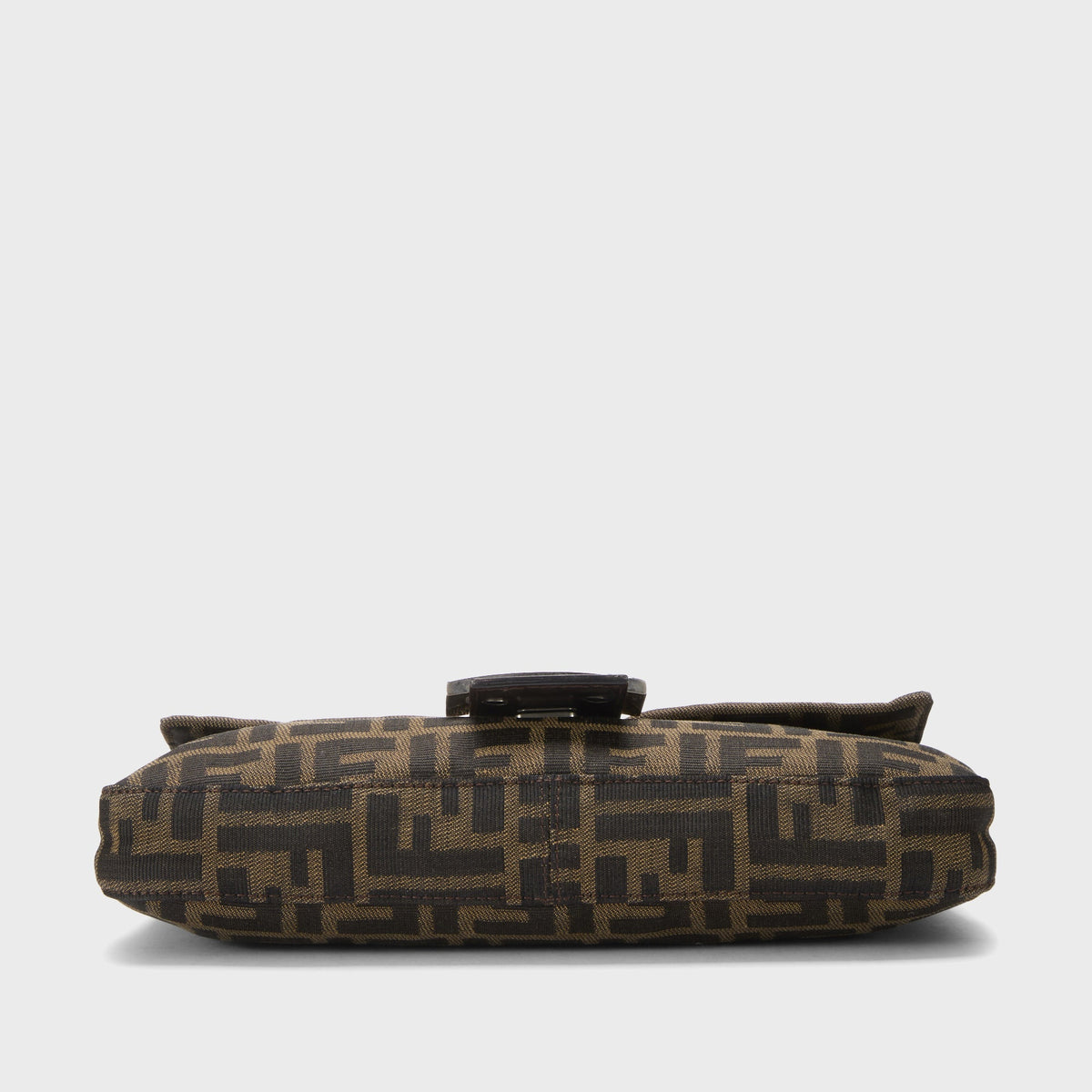WGACA Fendi Zucca Canvas Baguette Bag - Brown
