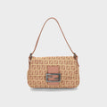 WGACA Fendi Zucchino Mini Mamma Shoulder Bag - Pink