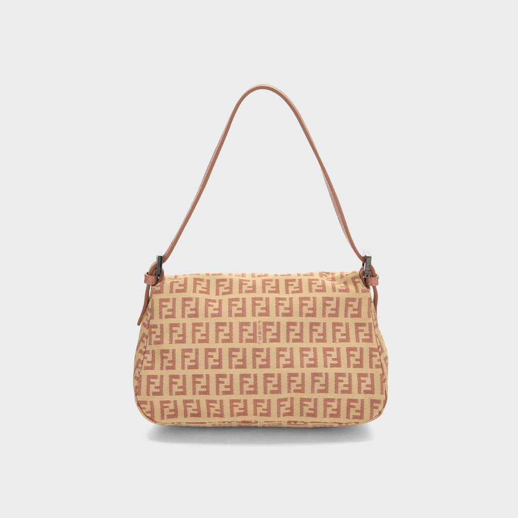 WGACA Fendi Zucchino Mini Mamma Shoulder Bag - Pink