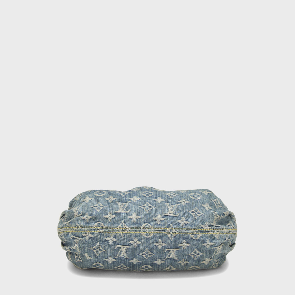 WGACA Louis Vuitton Monogram Denim Pleaty Bag - Blue