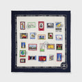 WGACA Chanel Stamps of The World Silk Scarf - Multi