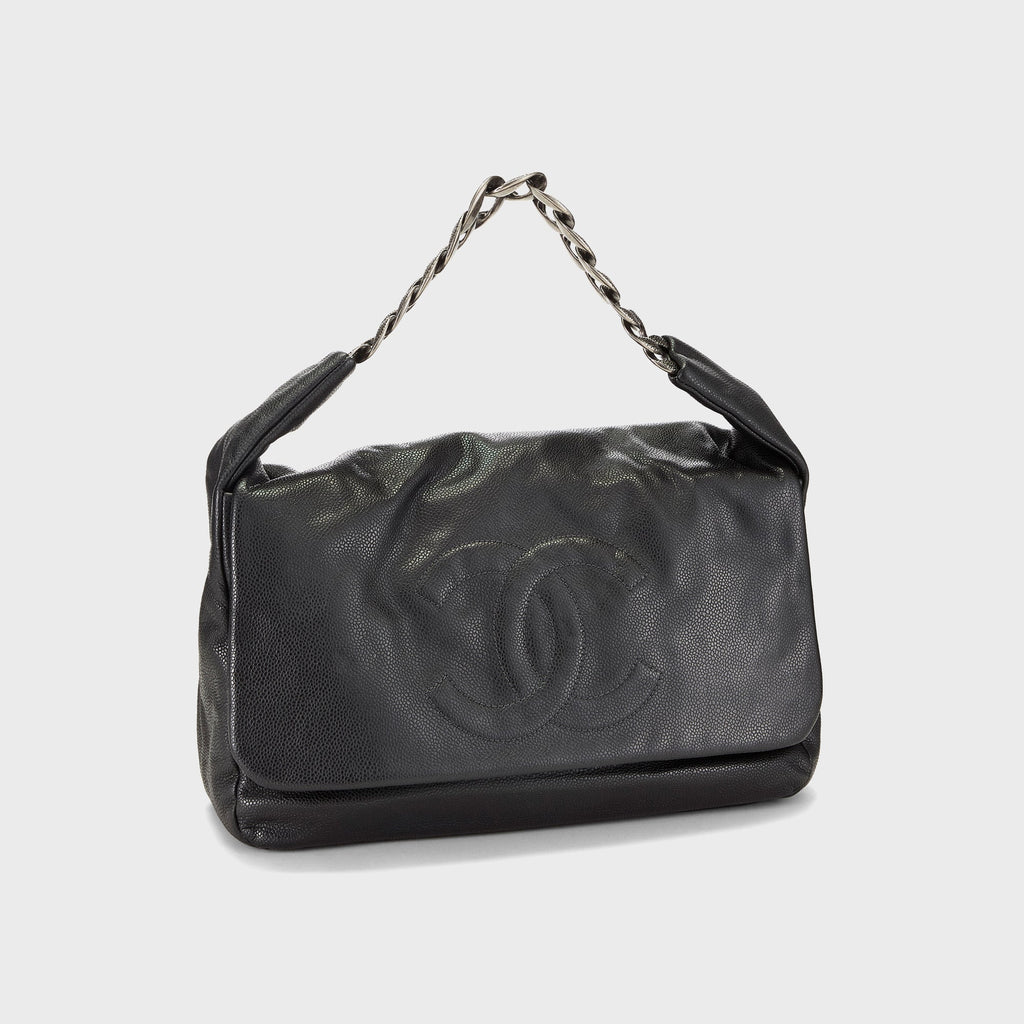 WGACA Chanel Caviar 31 Hobo - Black