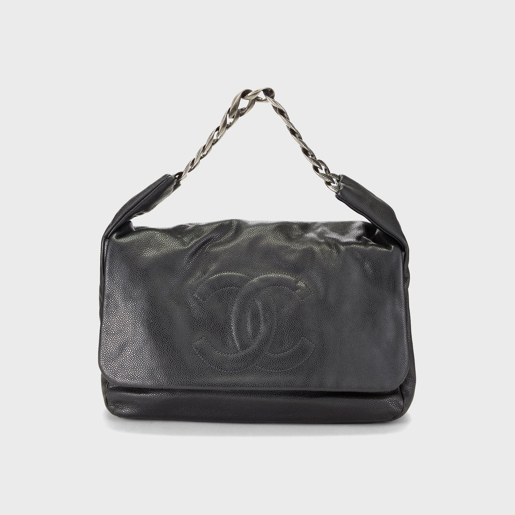 WGACA Chanel Caviar 31 Hobo - Black