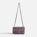 WGACA Chanel Nylon Clover Bag - Brown / Purple