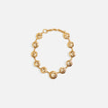 WGACA Chanel Sunburst Coin Necklace - Gold