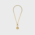 WGACA Chanel CC Sunburst Necklace - Gold