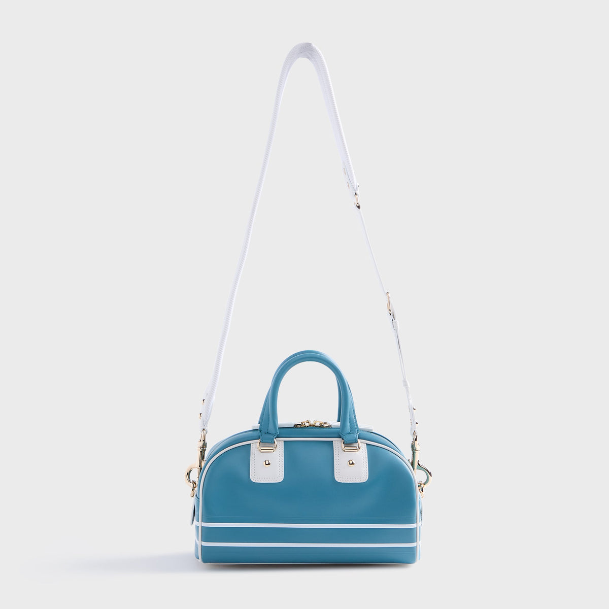 WGACA Dior Vibe Zip Bowling Small - Blue Calfskin