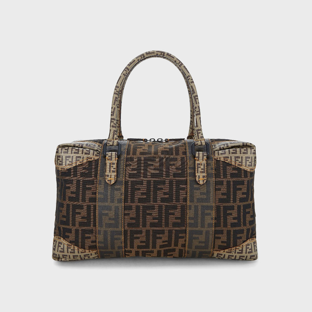 WGACA Fendi B Mix Boston Large - Brown