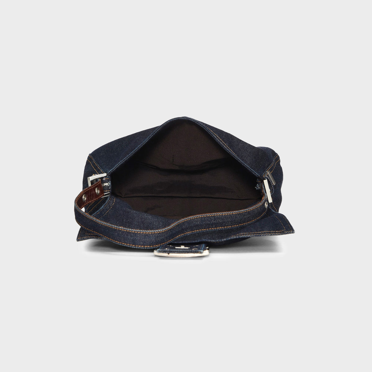 WGACA Fendi Denim Mama Baguette - Blue