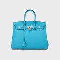 WGACA Hermes Togo Birkin 35 - Blue