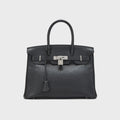 WGACA Hermes Clemence Birkin 30 - Black