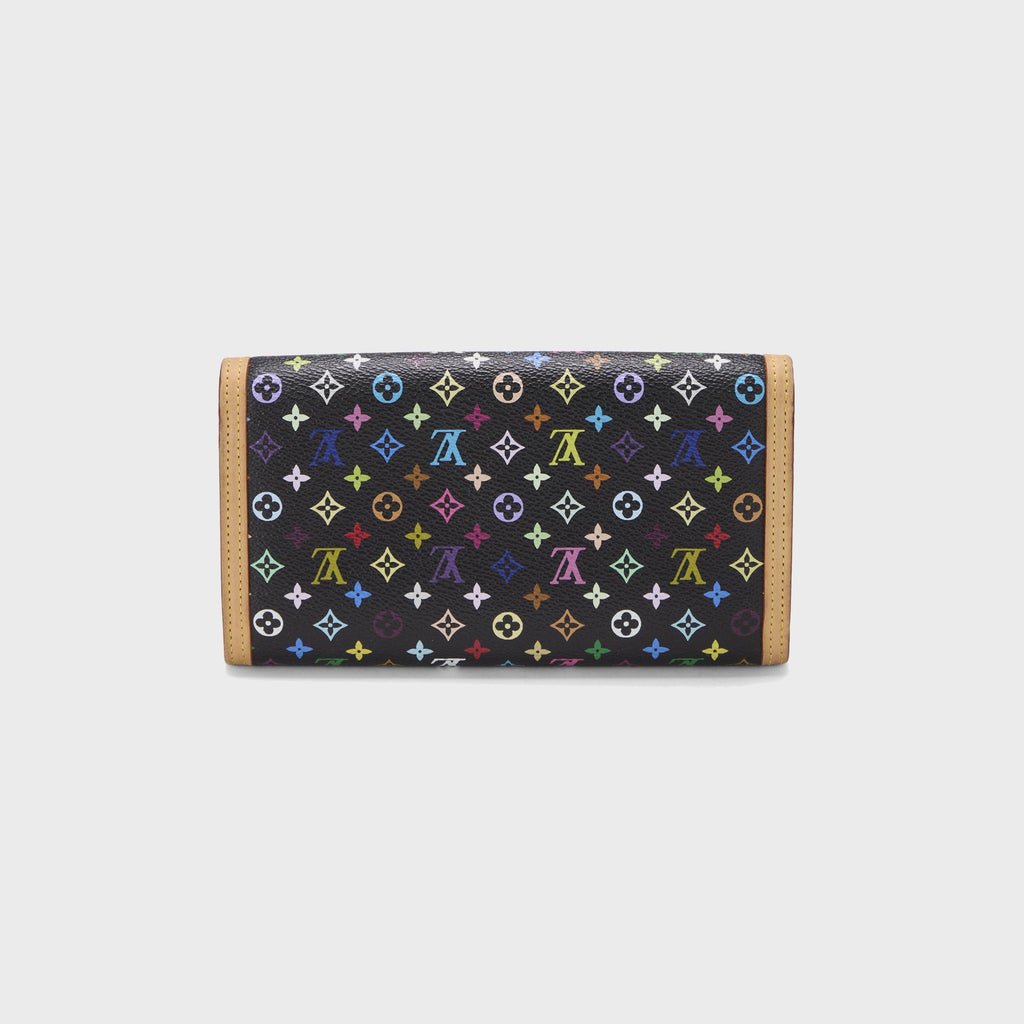 WGACA Louis Vuitton International Wallet - Black Multi