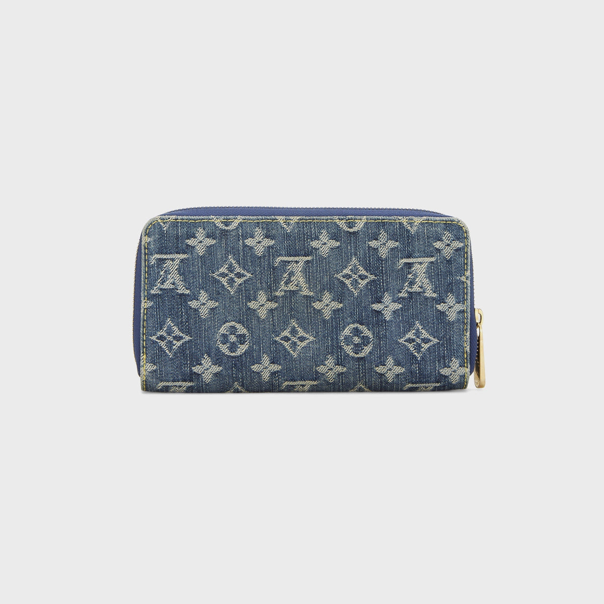 WGACA Louis Vuitton Denim Zippy - Blue