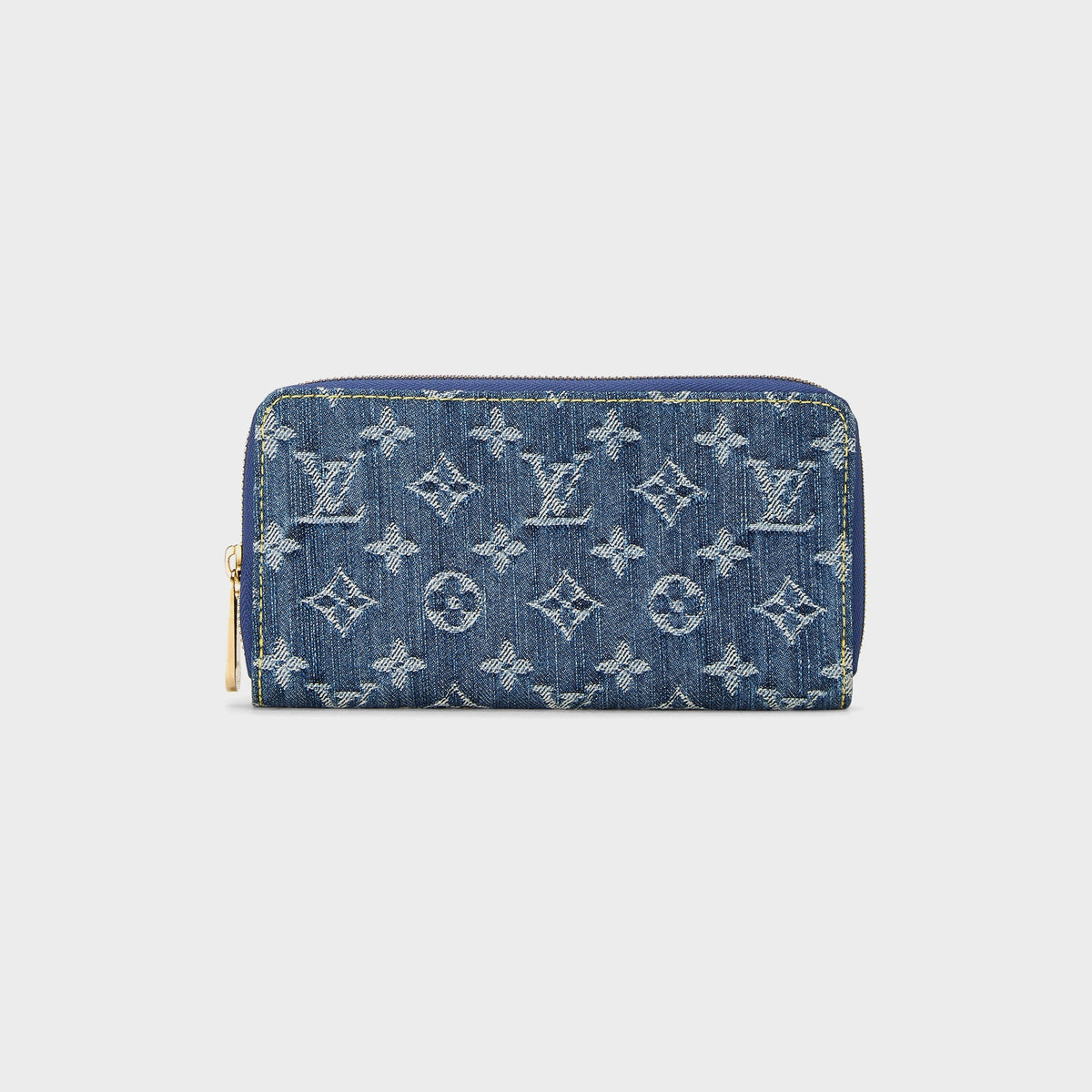 WGACA Louis Vuitton Denim Zippy - Blue