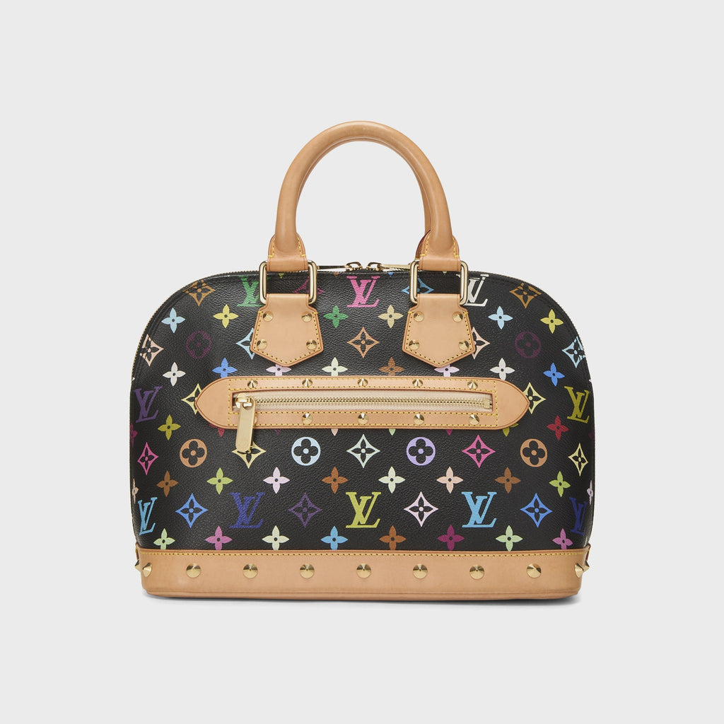 WGACA Louis Vuitton x Takashi Murakami Monogram Multicolore Alma PM - Black