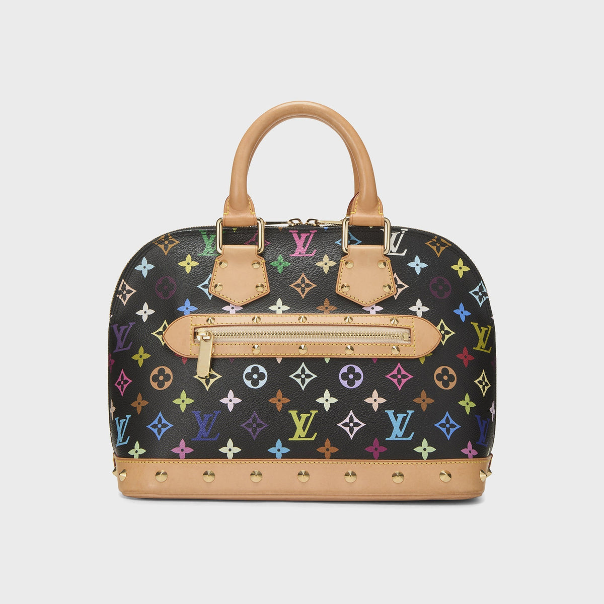 WGACA Louis Vuitton x Takashi Murakami Monogram Multicolore Alma PM - Black