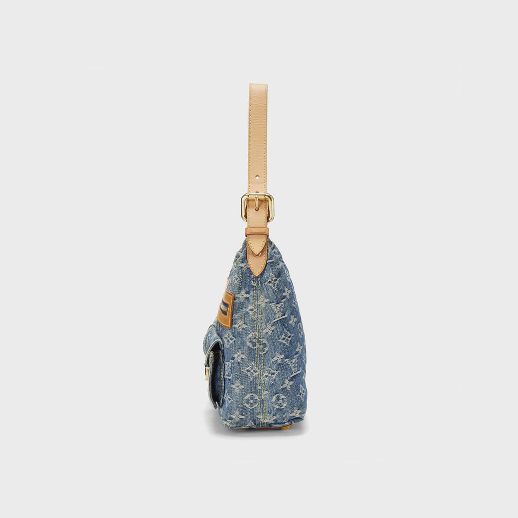 WGACA Louis Vuitton Denim Baggy Pm - Blue