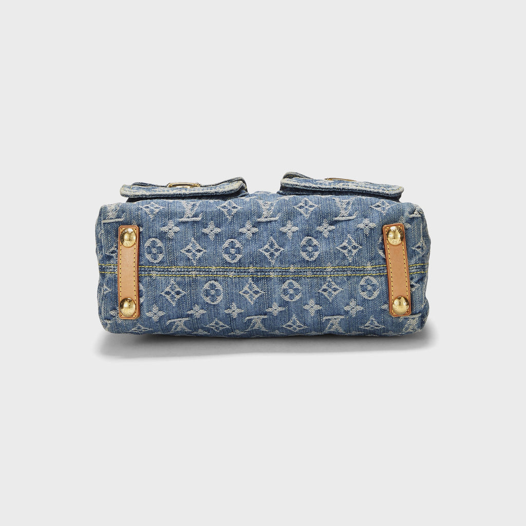 WGACA Louis Vuitton Denim Baggy Pm - Blue