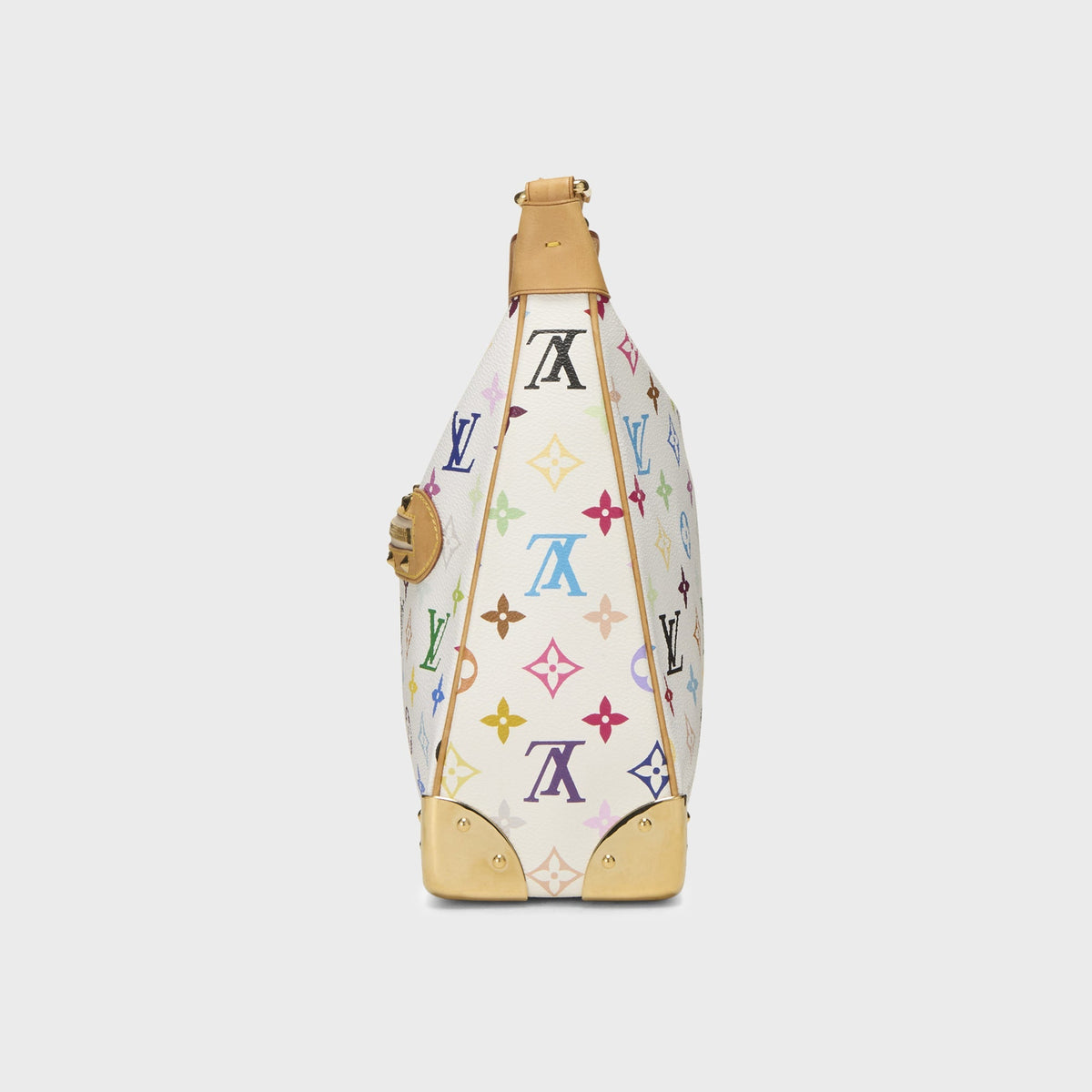 WGACA Takashi Murakami x Louis Vuitton White Monogram Multicore Boulogne - White